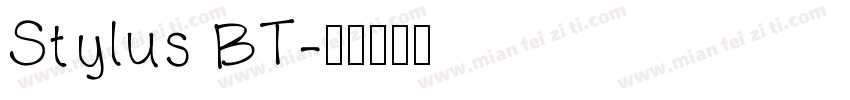 Stylus BT字体转换